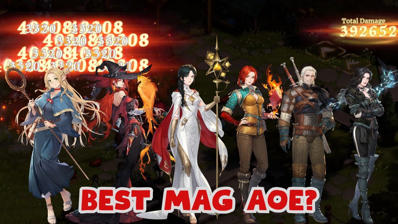 ЛУЧШАЯ МАГИЯ АОЕ? МАРСИЛЬ, ЛУВАТА, ИП СЭМ, ТРИСС, ЙЕННИФЕР, ГЕРАЛЬТ [МЕЧ КОНВАЛЛАРИИ]