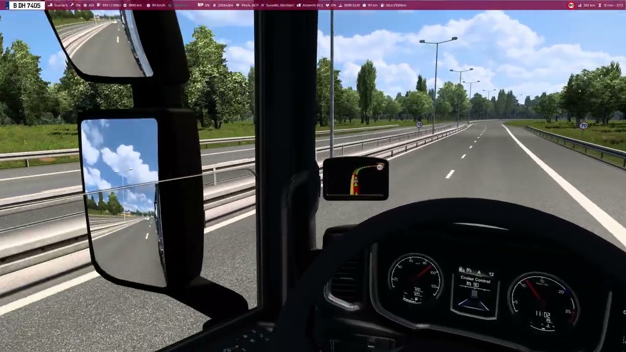Euro Truck Simulator 2 Realistic Drive 1.58