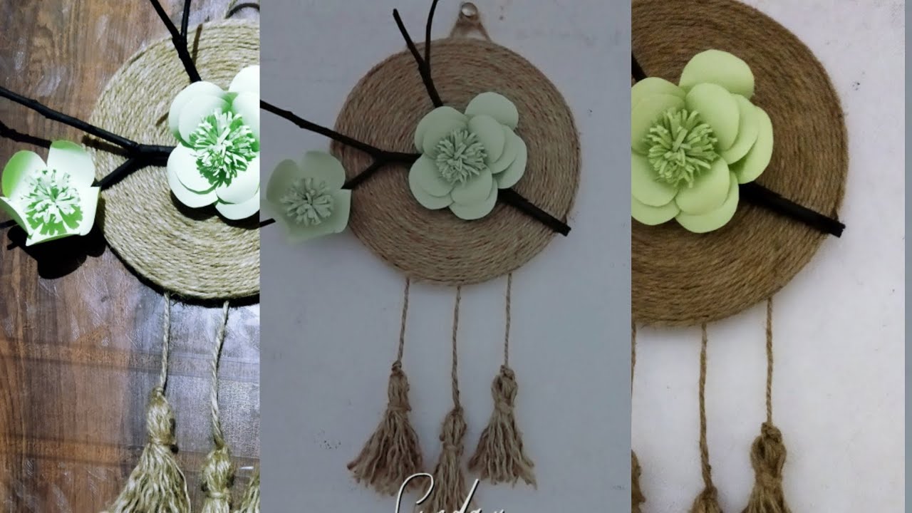 How do you make a homemade wall hanging? YouTube