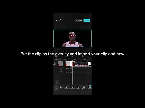 Tutorial on spinning background and inverted text. In CapCut (mobile).