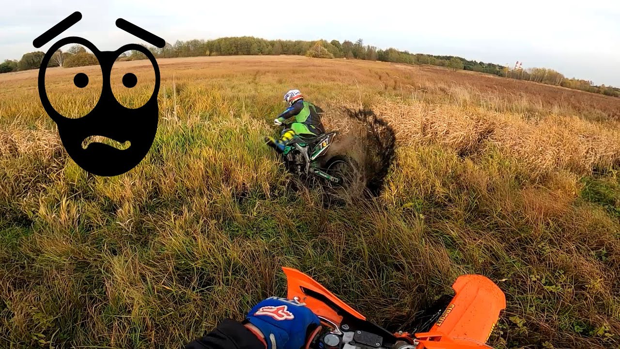 Somsiad to się nauczył skakać przez rowy | EXCF 350 KXF 450 WRF 250 YZF 450