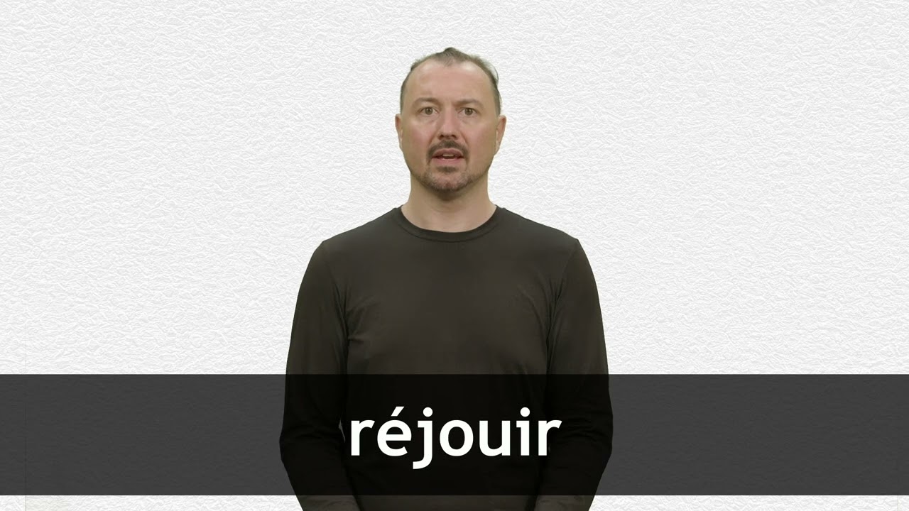 How to pronounce RÉJOUIR in French