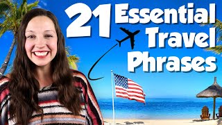 Top MOST Important Travel Phrases in English✈