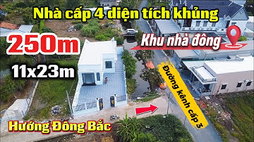 Đất Cần Giuộc Giá Rẻ| Nhà cấp 4 mái hộp đường xe hơi view Kênh khu nhà đông.
