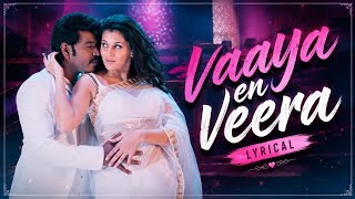 Vaaya en veera | lyrical | kanchana |4k 