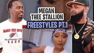 TRE-TV REACTS TO -  MEGAN THEE STALLION FREESTYLES Pt.1