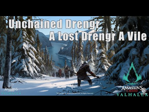 Unchained Drengr. A Lost Drengr. A Vile. Full Fight. Assassin's Creed Valhalla