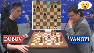 BRILLIANT ‼️ Daniil Dubov vs Yu Yangyi || World Blitz Chess Championship 2023