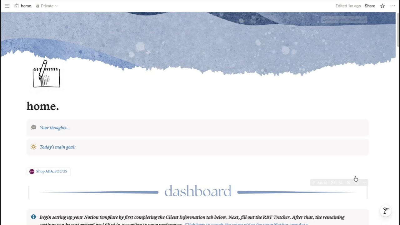 BCBA Caseload Manager Notion Template Overview - YouTube