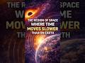 The Region of Space Where Time Moves Slower Than on Earth#Space #Universe #Time