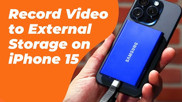 How to Record High-Quality Videos to External Storage on iPhone 15 | Use USB-C to Save Storage Space
