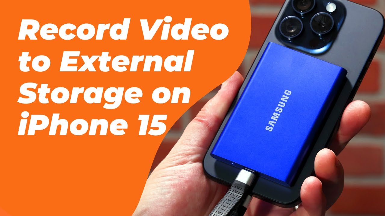 How to Record Video to External Storage on iPhone 15 Record Video via