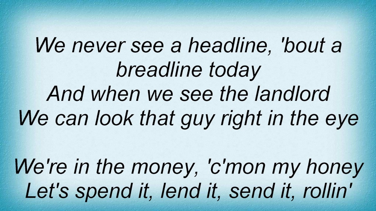 Rosemary Clooney We're In The Money Lyrics YouTube