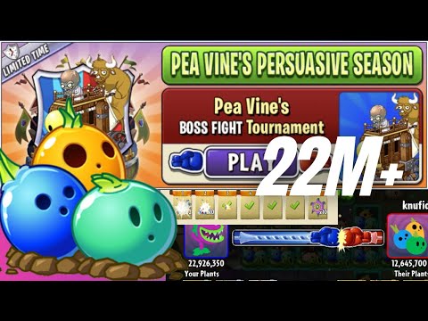 Pine Vine Boss Fight Tournament | PVZ 2 Arena Strategy this week