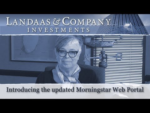 Morningstar Web Portal Update
