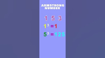Is 153 Just a Number? 😲 Armstrong Number Explained  #InfinityLearning #MathMadeEasy  #shorts #viral