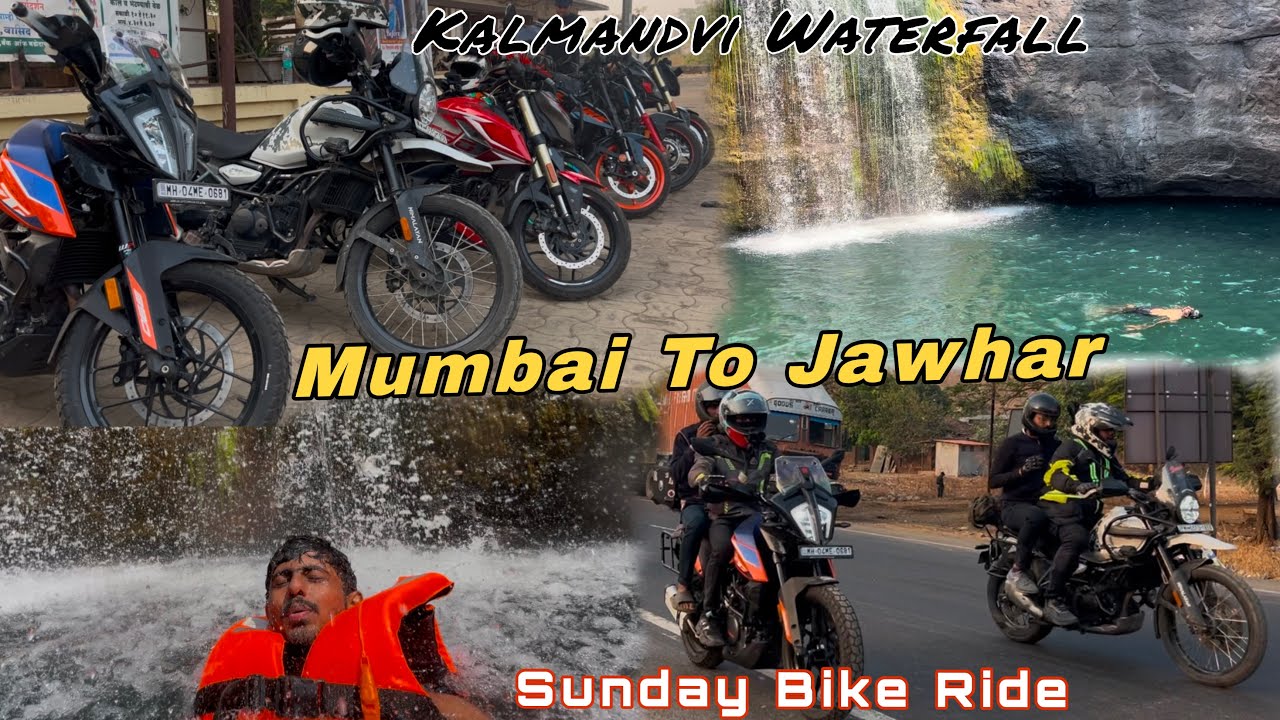Mumbai to Jawhar Sunday Breakfast Ride - Kalmandvi Waterfall - Hidden waterfall in Mahabaleshwar