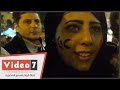 بالفيديو.. فتاة ترسم على وجهها «C.C» باحتفالات المولد: "بحبك يا سيسى”