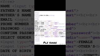 #formhtml form tag in html hindi