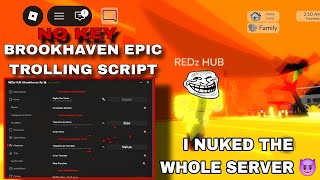 *NEW* Brookhaven Trolling Script | Fling,Nuke The Whole Server Fluxus,Hydrogen,Delta,Arceus X Mobile