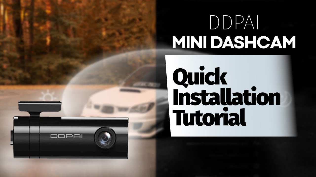 DDPAI MINI Dash Camera - Quick Installation Tutorial - NEXDIGITRON