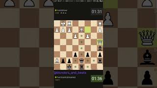 I sing higher every time I blunder — in chess 🎶♟️#chessfails #blundersandbeats #musicshorts