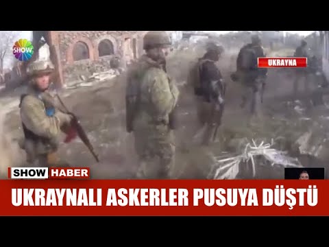 Ukraynalı askerler pusuya düştü