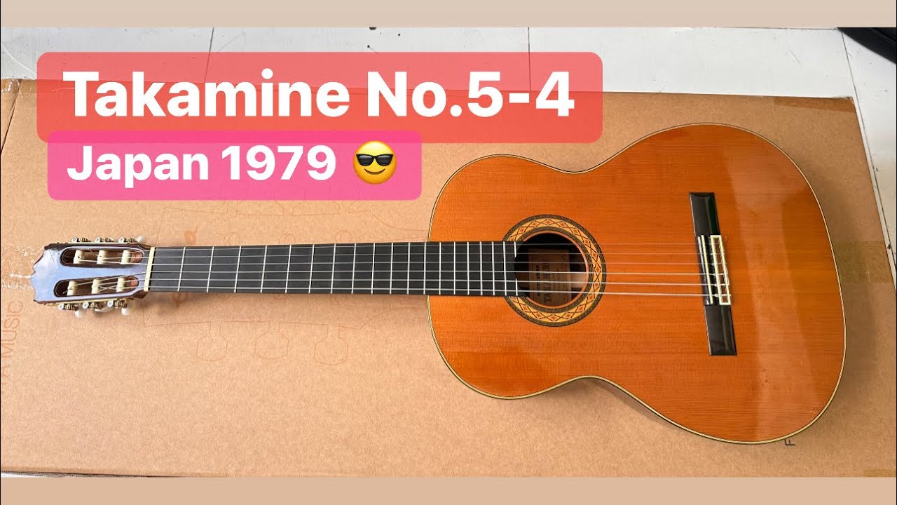 Đàn guitar classic Takamine No.5-4 japan 1979. Giá: 7tr500k 
