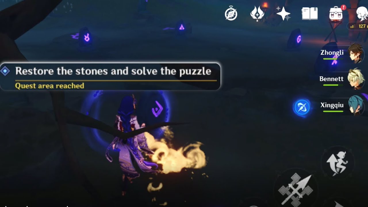 Restore The Stones And Solve The Puzzle Tsrumi Island Genshin Restore the stones and solve the puzzle tsrumi island genshin