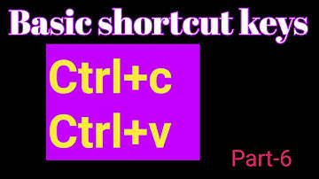 ctrl+c/ctrl+v/computer me copy paste kaise karte hai/how to do copy and paste in computer