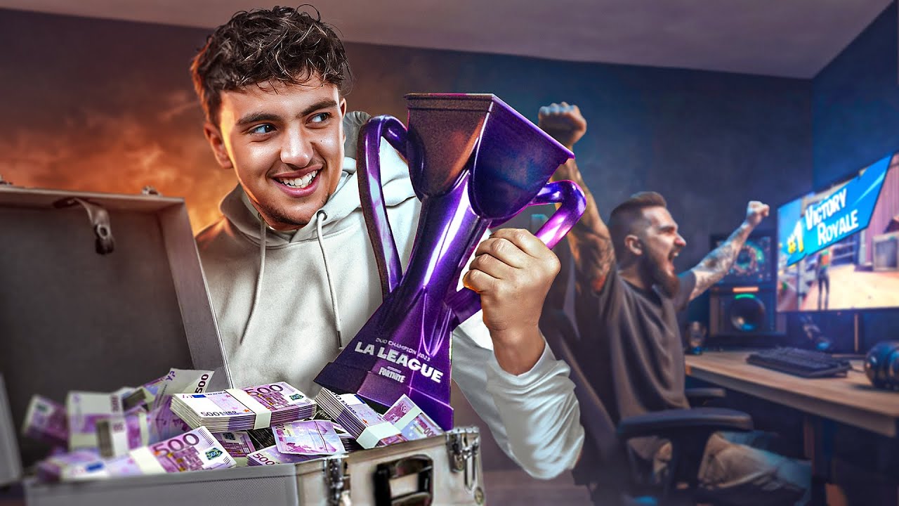 S’il fait top 1, il remporte 100 000 euro ! (J’ai organisé la coupe de France de fortnite)