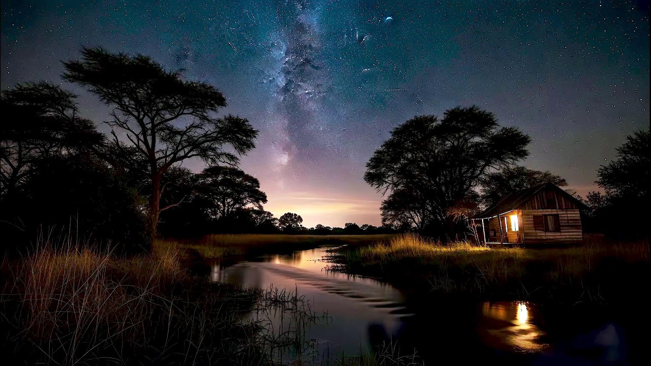 🌿 Deep Sleep with Frog and Cricket Sounds | Natural Ambience for Health & Inner Peace🌿