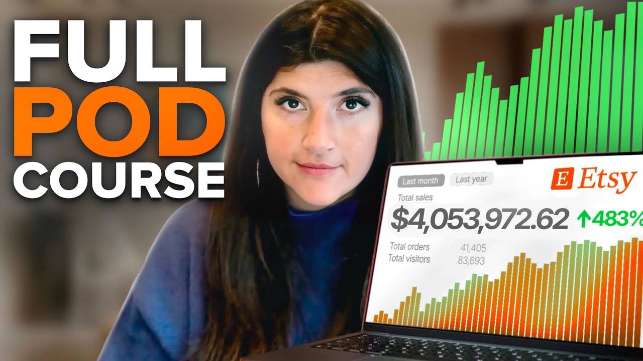 Beginners Guide to Print on Demand in 2025 (FREE COURSE)