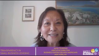 Transparency in Small Business Lending   - Testimony by Yanki Tshering