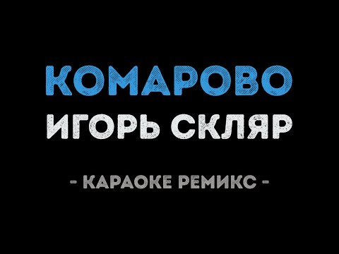 Игорь Скляр - Комарово (Караоке Ремикс)
