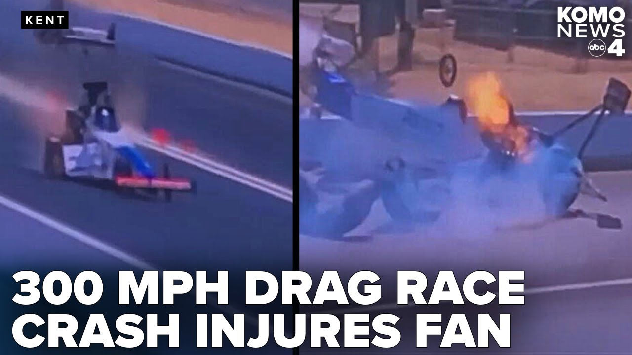 Racing fan and driver injured after 300 mph crash at Pacific Raceways ...