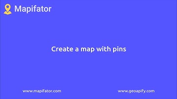 Create a custom map with places with Mapifator map builder