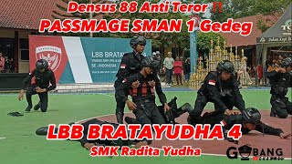 Passmage Paskibra Sman 1 Gedeg Mojokerto Bertemakan Densus 88 Anti Teror Lbb Bratayudha 4