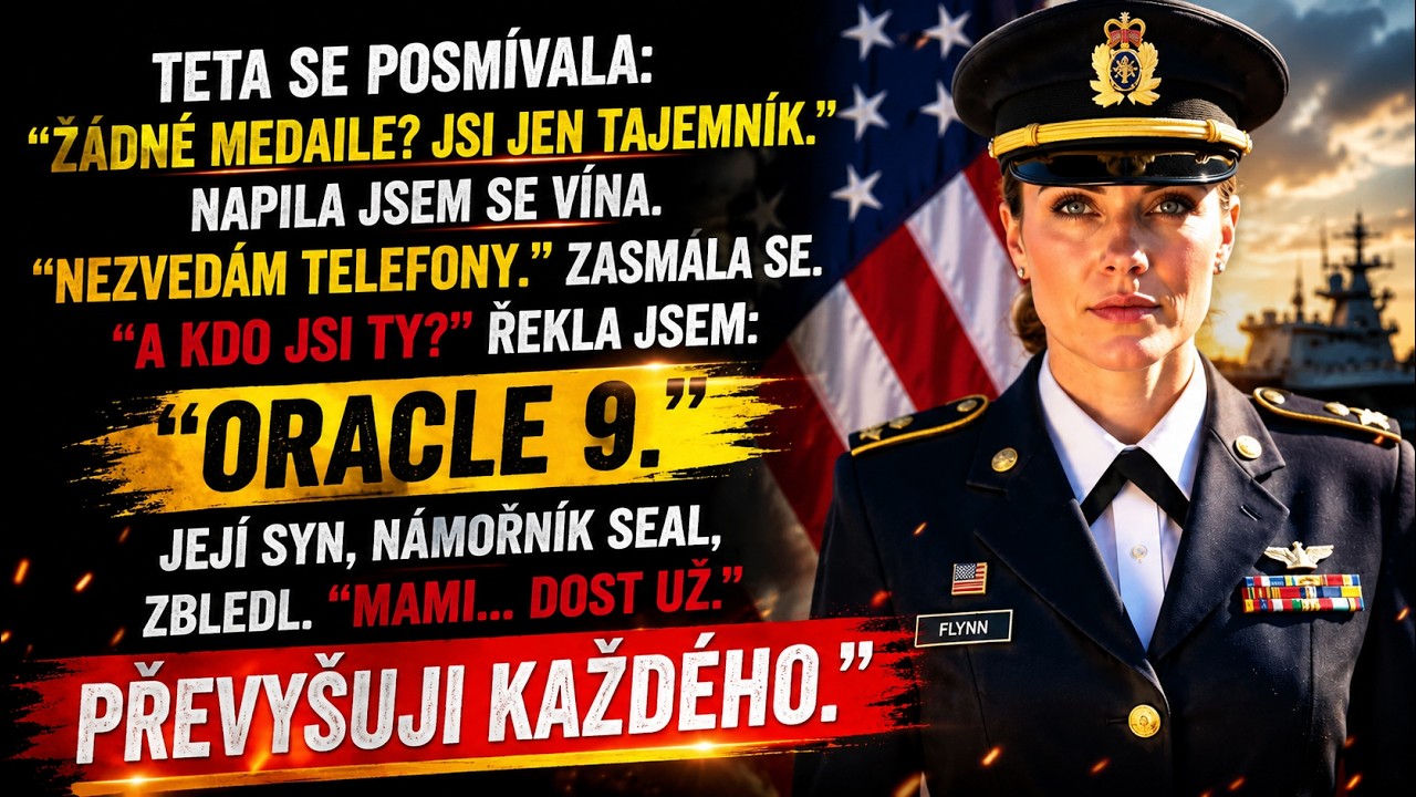Teta Margorie zvedla sklenku vína, ukázala na mě nalakovaným prstem a řekla: „Podívej se na Nathana. To je hrdina. A ty? Osmnáct let ve službě a ani jeden kov na pověšení na zeď.“ Celá rodina se...