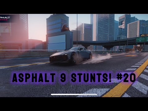 видео: asphalt 9 stunts #20