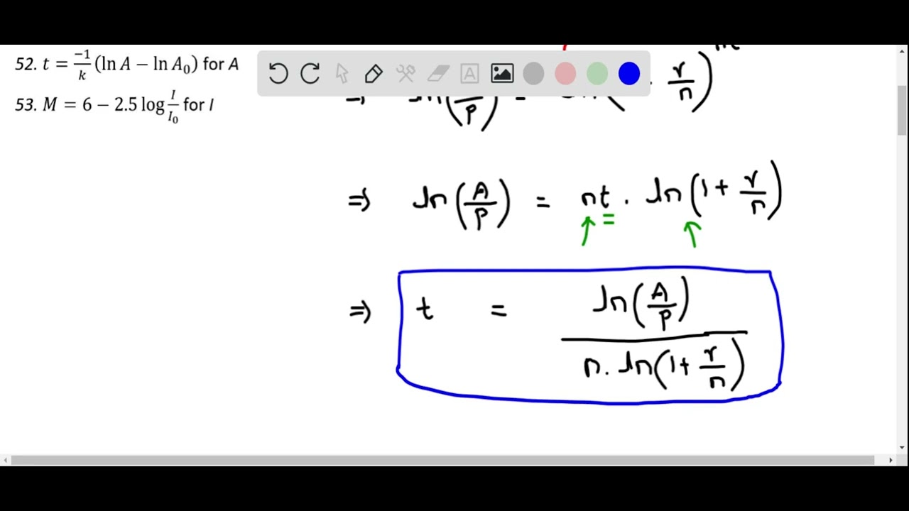 Precalculus Solve the indicated variables - YouTube