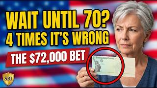 72 000 to Wait Until 70 4 Times Claiming Earlier Wins