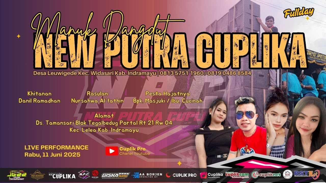 LIVE MANUK DANGDUT NEW PUTRA CUPLIKA "NPC" | TAMANSARI, 11 JUNI 2025