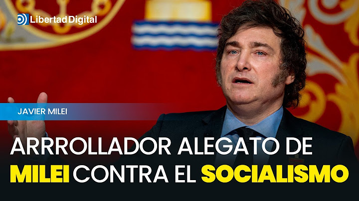 Arrollador discurso de Javier Milei contra el socialismo y la justicia social