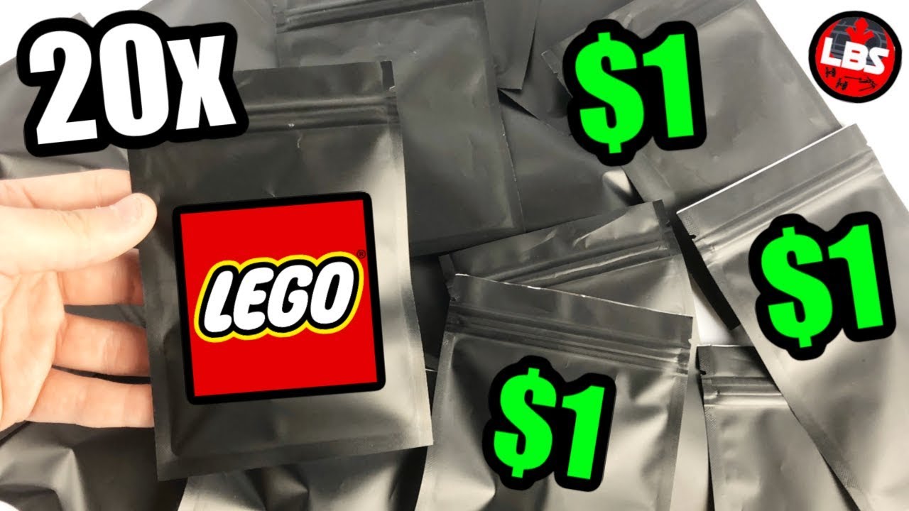 $1 LEGO Minifigure Mystery Blind Bags! (Opening 20)