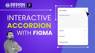 Learn to create Interactive Accordion with Figma | Figma Interactive Components Figma