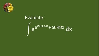 2016 MIT Integration Bee, qualifying test problem # 17 (Mis-1063)