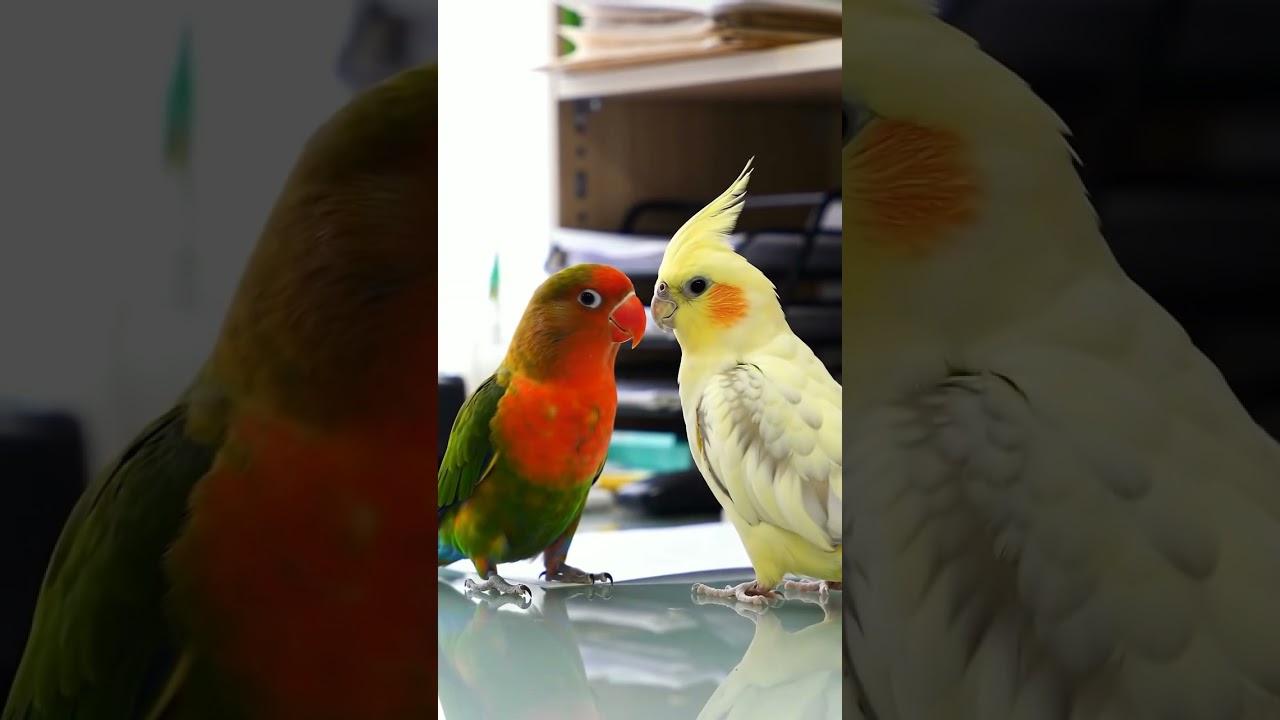 🥰🥰🥰🥰 #song #birds #love #music #lovebirds #birdsong #parrot #viral #viralvideo #highlights