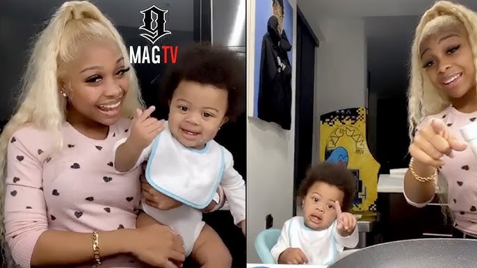 Lil Baby & Jayda Wayda Son Loyal Thinks Woah Is #1! 👶🏽