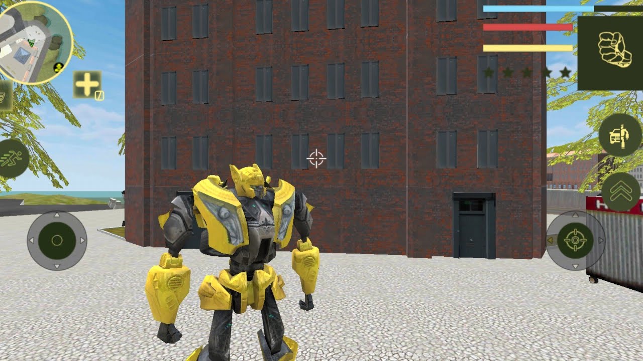 Bumblebee Robot Transform Open-World Android Gameplay 1080p